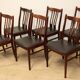 Set of 6 Scandinavian chairs in rosewood, 1960.