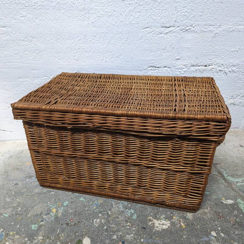 Large wicker trunk