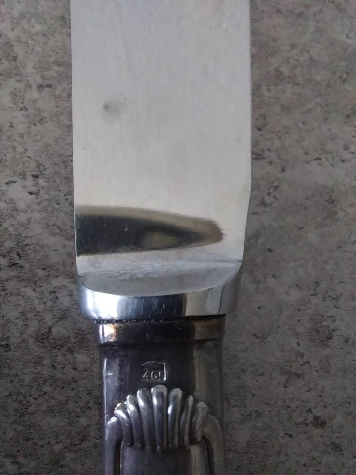 Service à découper vintage en métal argenté SFAM – Modèle Coquille