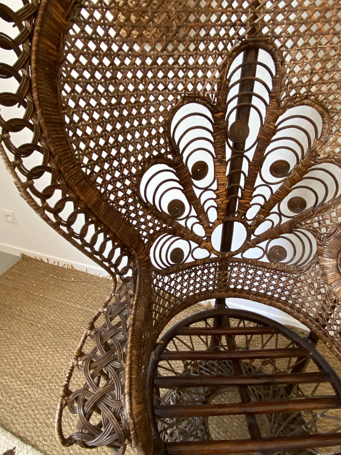 Emmanuelle peacock armchairs