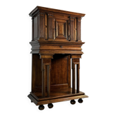 Credenza, carved walnut cabinet from the 17th century Renaissance.