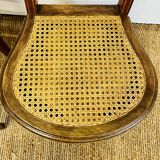 Pair of Louis XVI style caned chairs