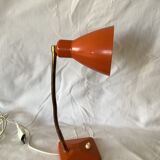 Table lamp in metal and brass circa the 1960s- dimension: height -36 cm- width -11cm-