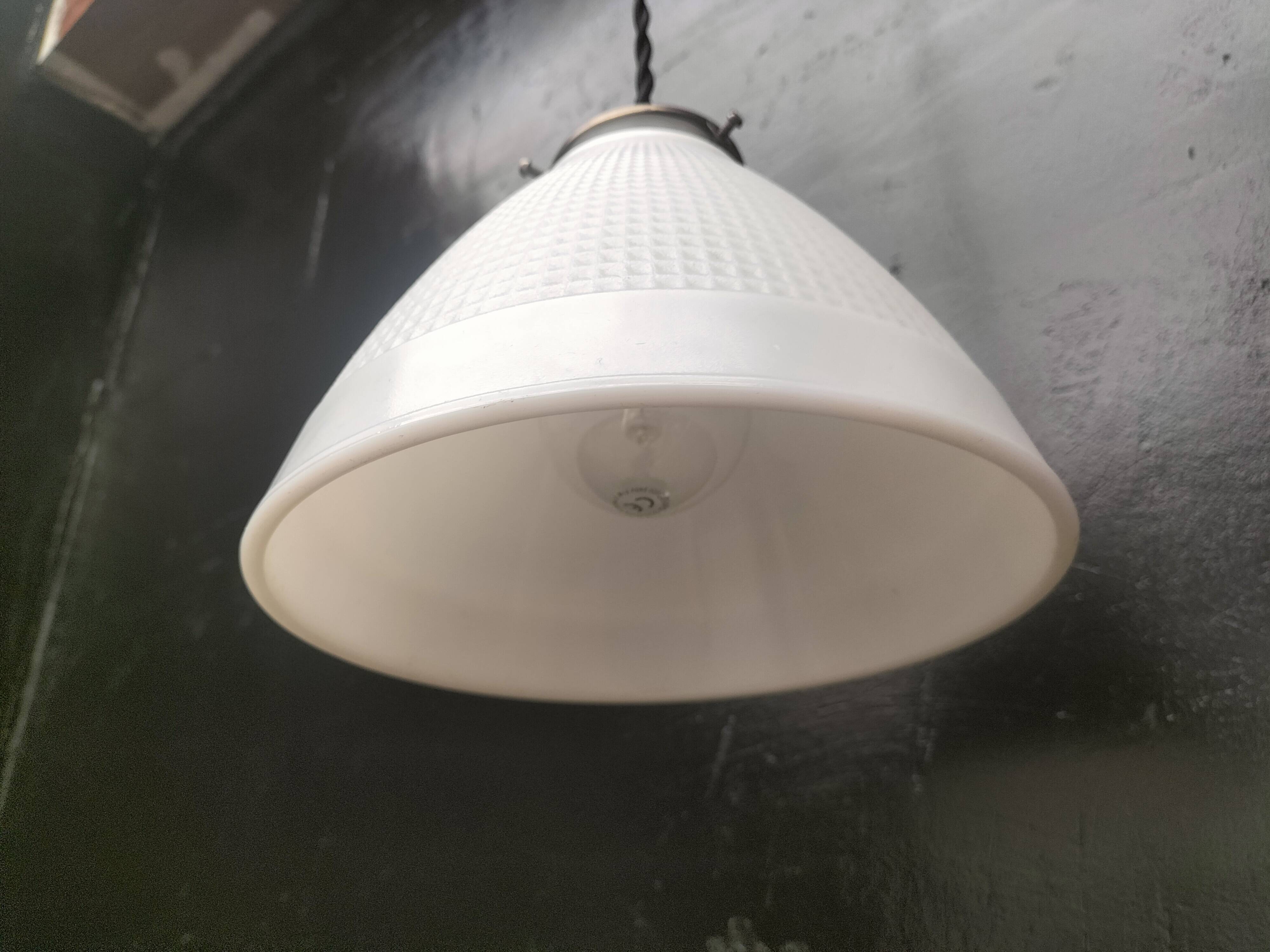 Opaline pendant light