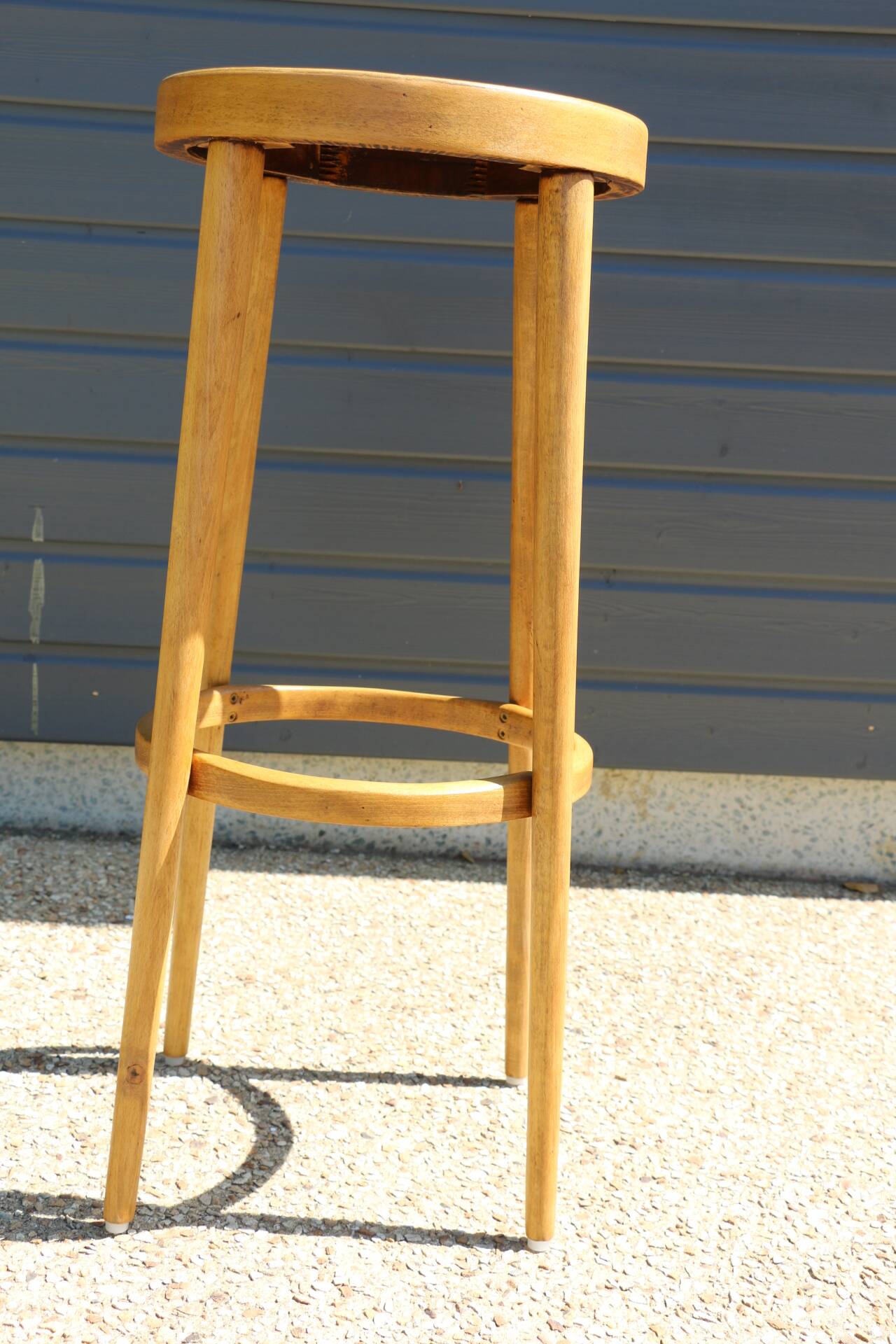 4 Baumann stools, light beech, 790mm