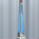 Pair of sterling silver and enamel candlesticks 1927 by Charles Green & Co.