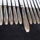 12 + 1 Orbrille knife silver metal art deco period
