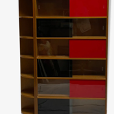 Shelf, glass-fronted bookcase