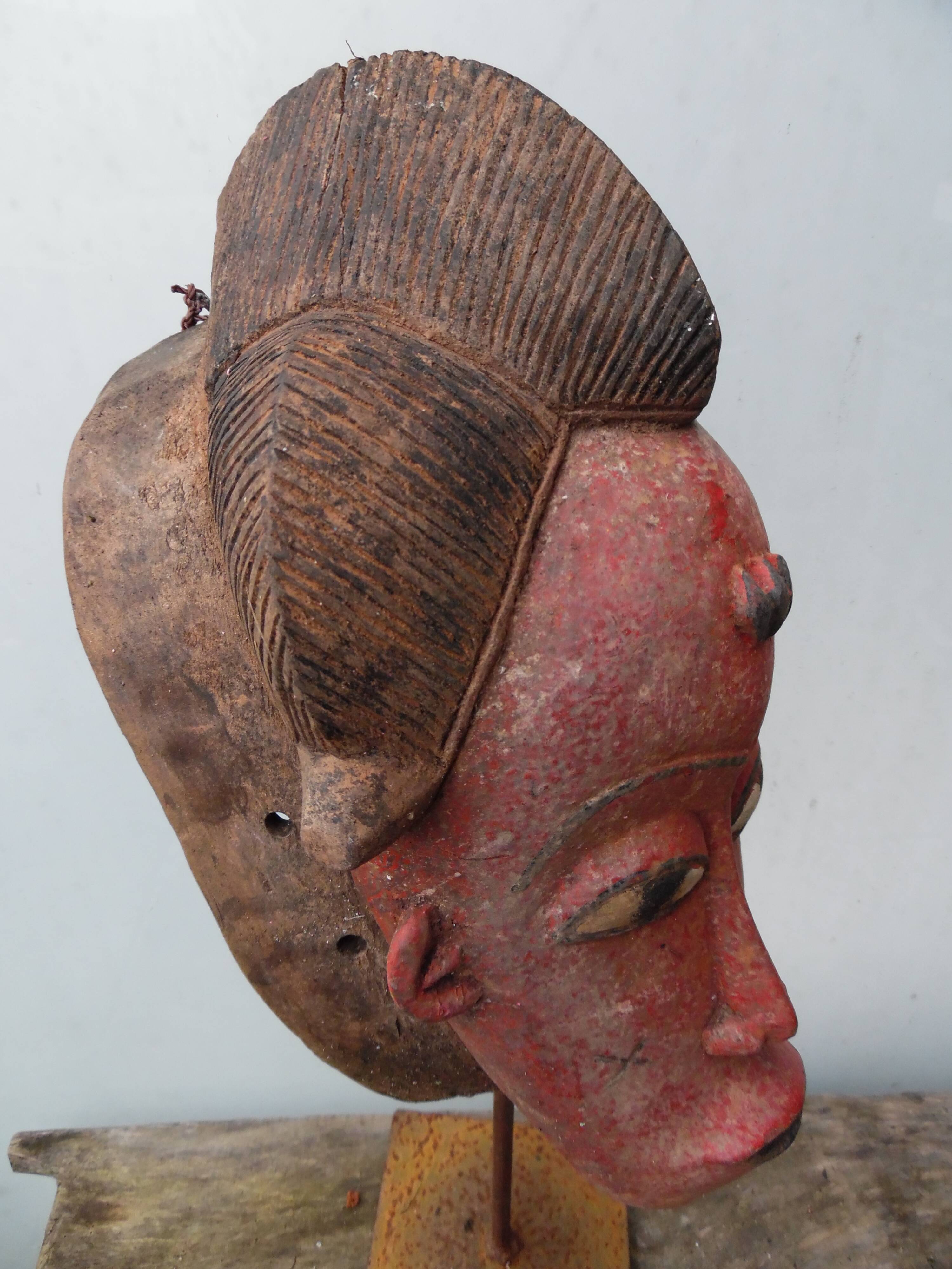 Art Africain Arts Premiers Tribal - Superbe Masque Baoulé ou Baule