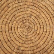 Braided round basket or wall decoration, 70s