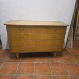 Vintage elm commode from the 1960s.