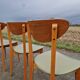 Lot de 5 chaises vintage style scandinave