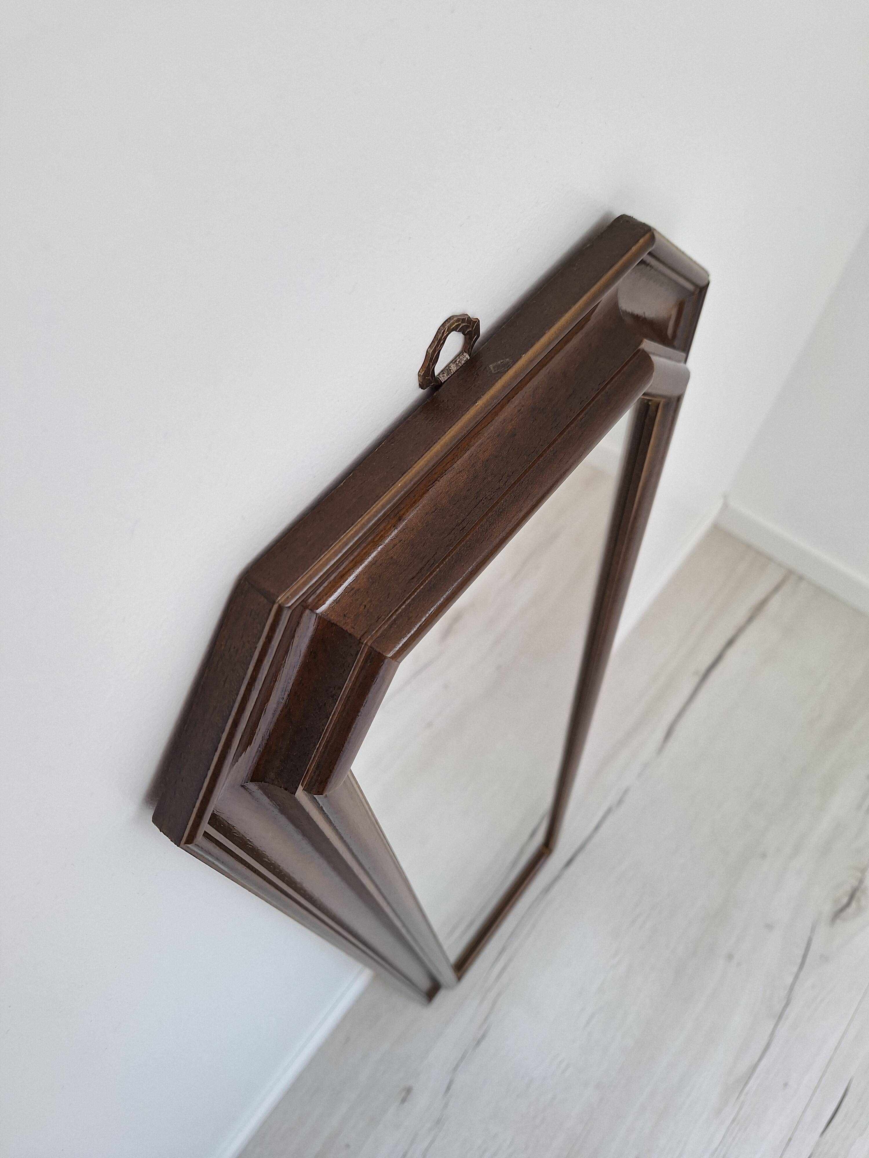 Miroir en bois vintage