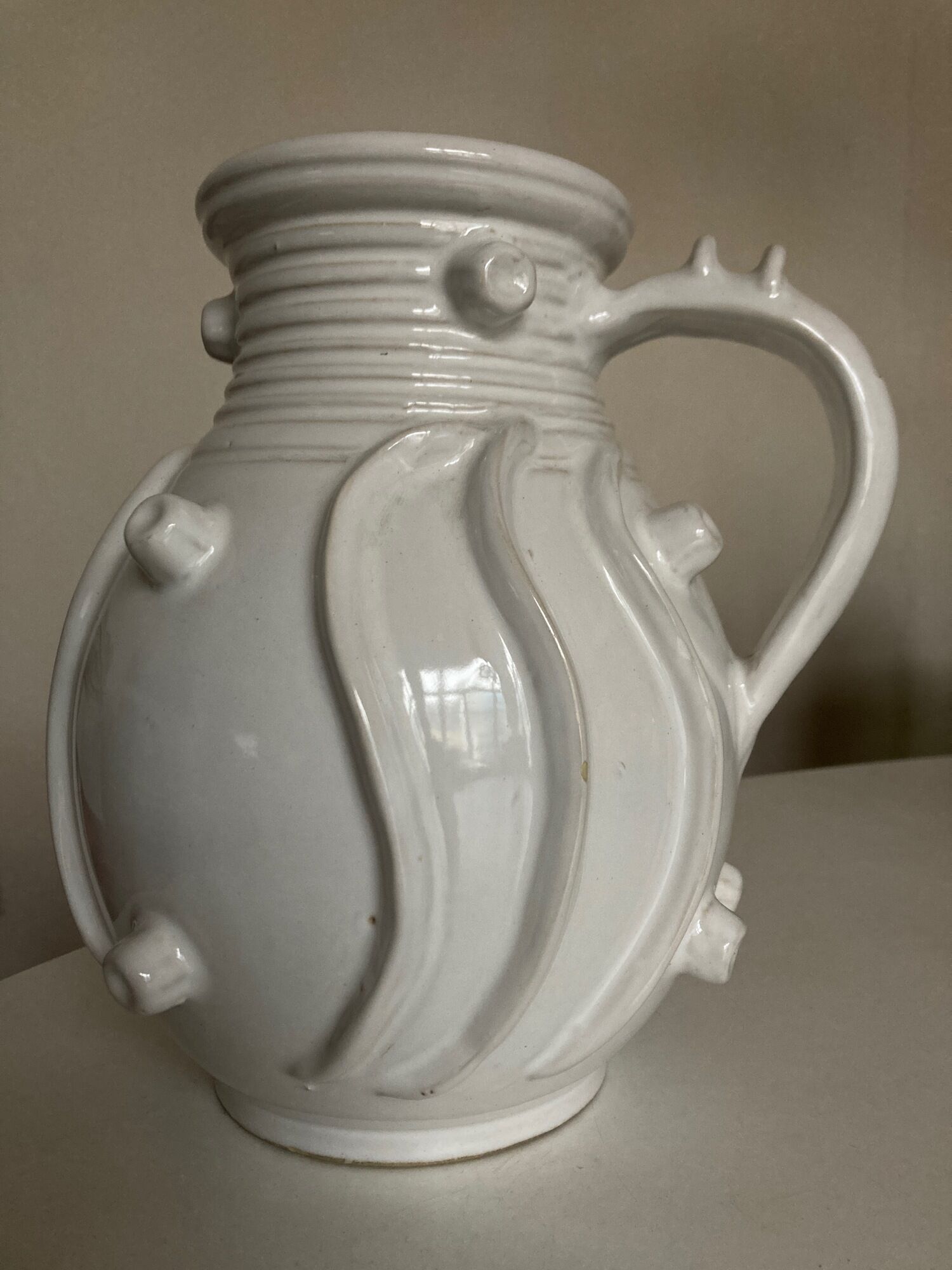 Vase en terre vernissée Emile Tessier 1960 Malicorne