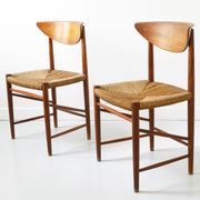 Set of 2 chairs by Peter Hvidt and Orla Mølgaard.
