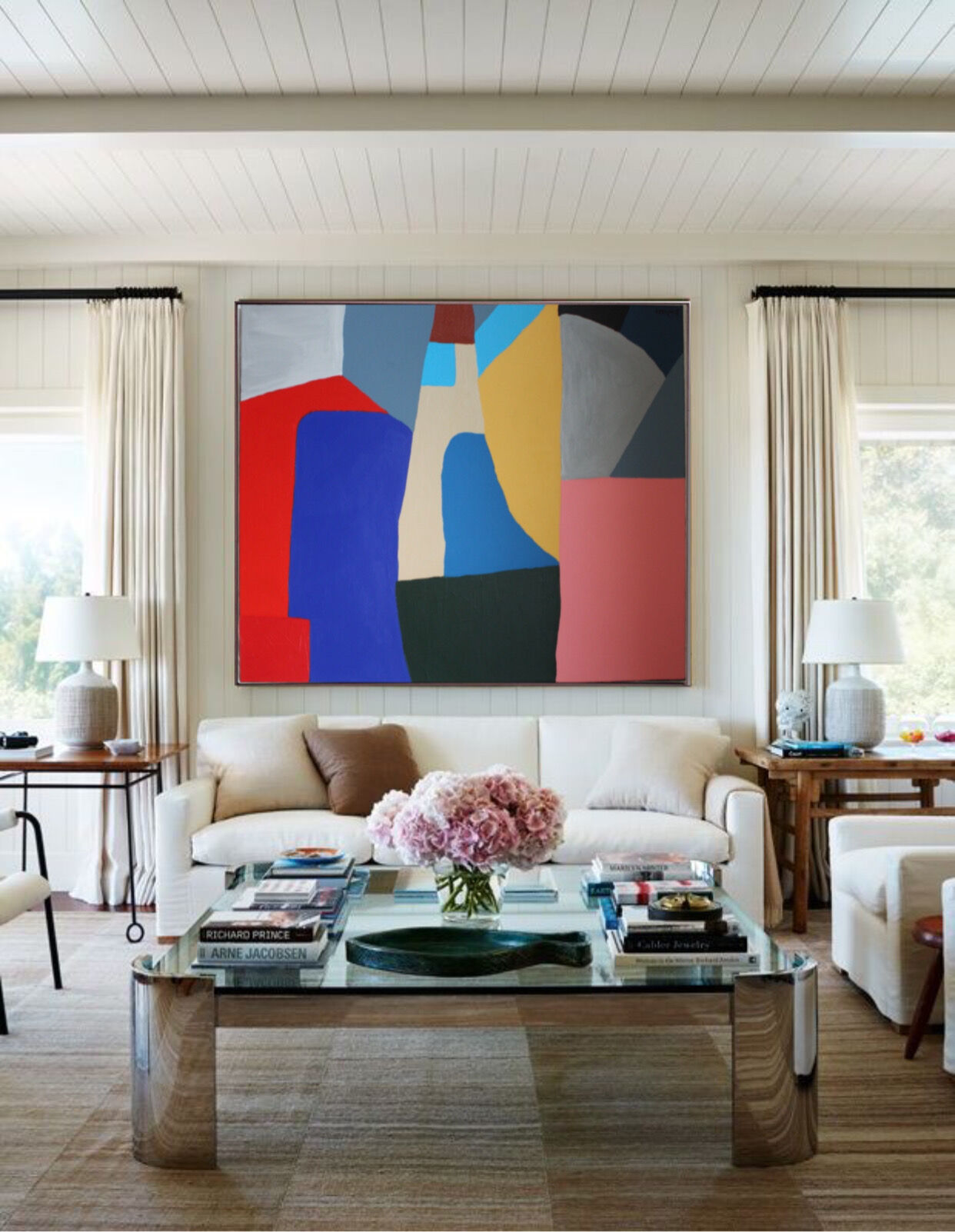 Abstract painting disruption