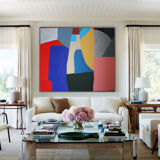 Abstract painting disruption