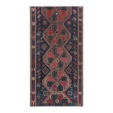 Tapis Kilim turc vintage tissé main