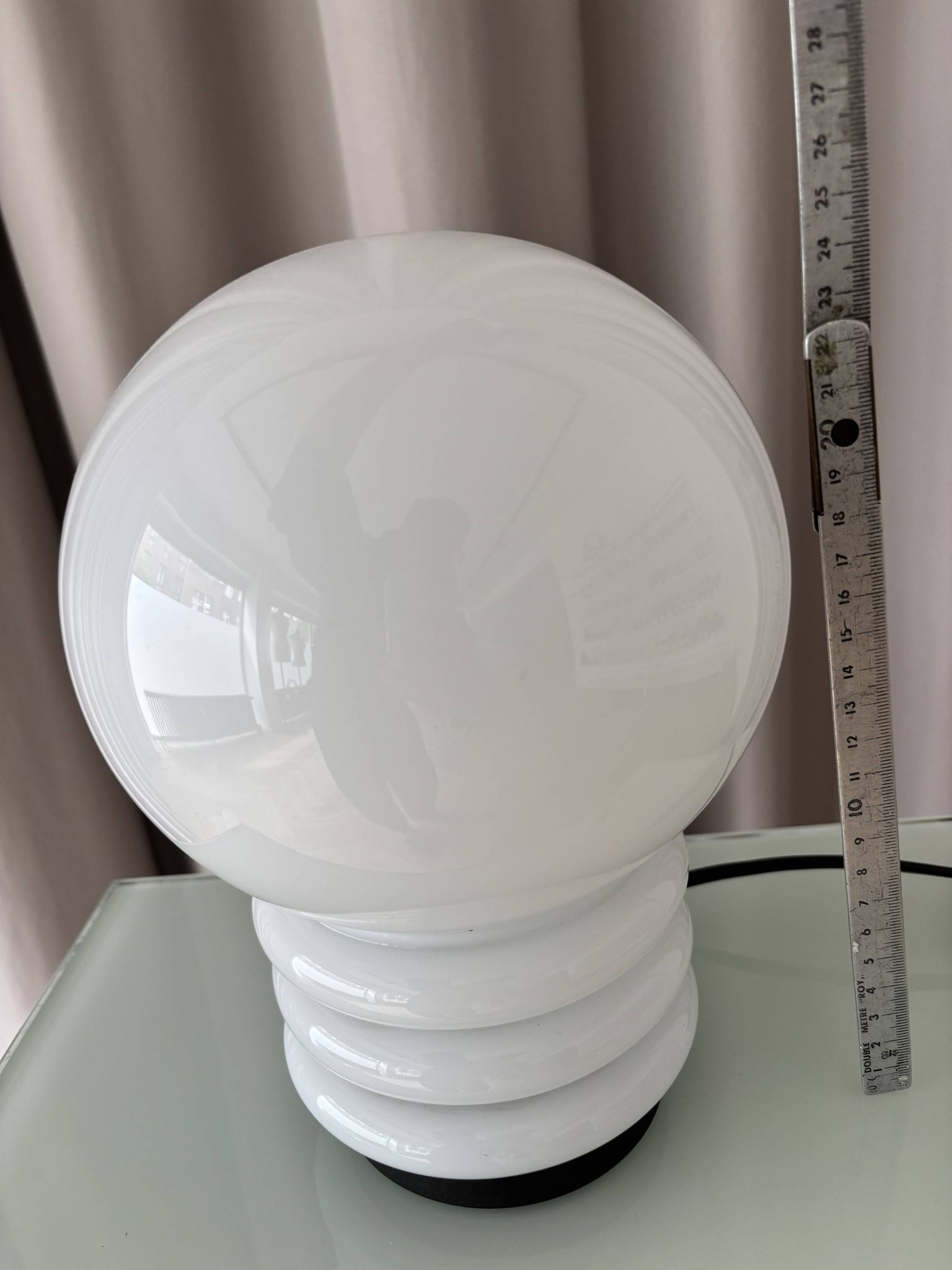 Space Age vintage lamp – Glashütte Limburg, Germany, 1970s