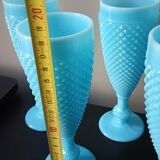 Turquoise Opaline Flutes