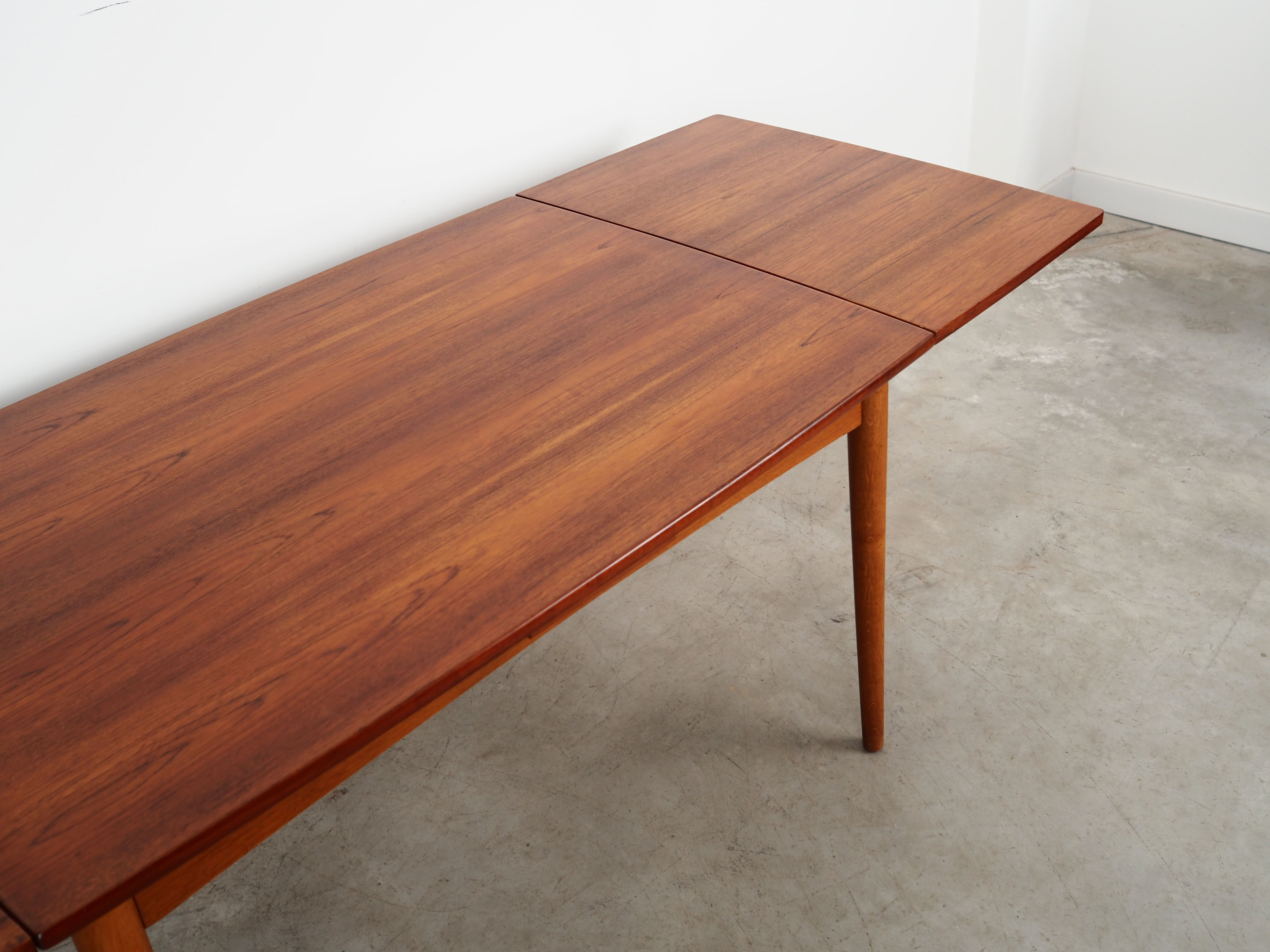 Teak table, danish design, 1970s, production: denmark