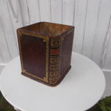Wastepaper basket imitation antique book binding