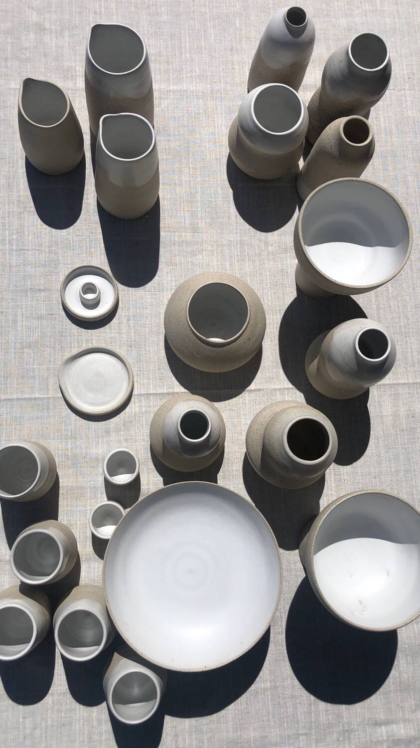 Ceramic stoneware spoon rest