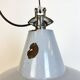 Industrial grey enamel factory pendant lamp, 1960s