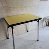 Yellow formica extension table