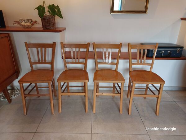 4 chaises bistrot Luterma