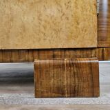 Art decò sideboard in thuja and walnut
