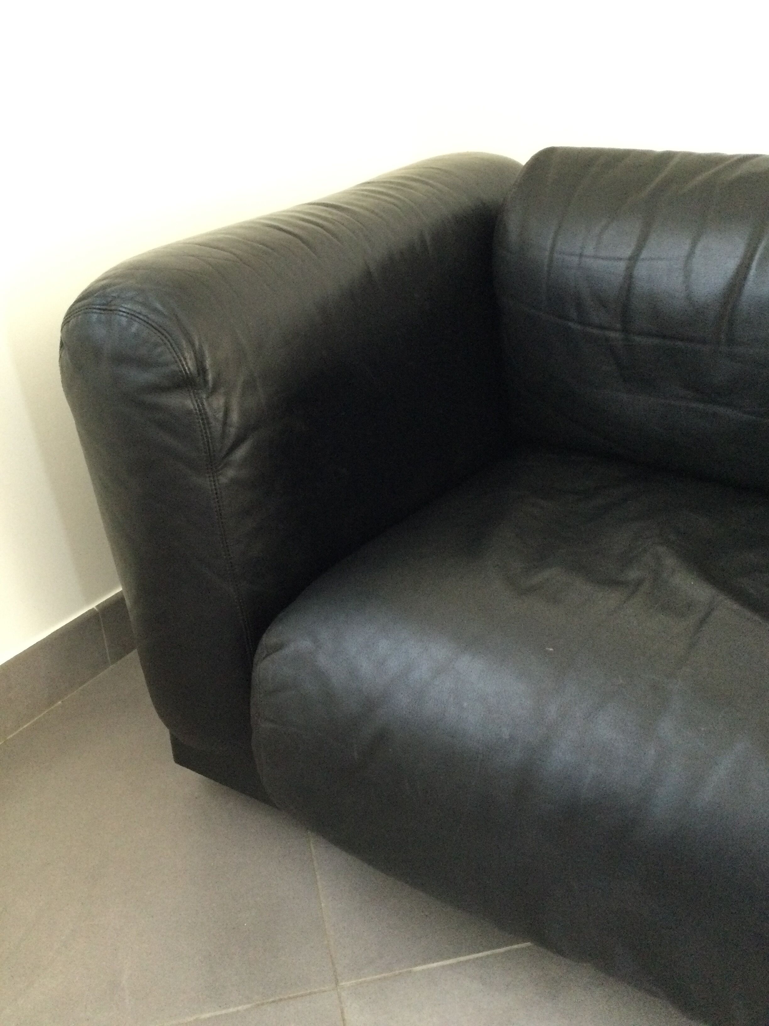 Cini Boeri - Sofa Gradual Lounge Black Leather Knoll/Gavina