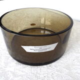 Pierre Schneider smoked glass dish