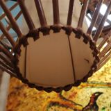 Pair of rattan suspensions 1960s-1970s