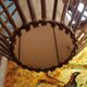 Pair of rattan suspensions 1960s-1970s