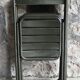 Set of 4 folding military chairs stamped Verhaeghe