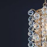 Small golden brass pendant by Christoph Palme, Germany, 1970s.