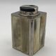 Briquet de table vintage en métal chromé et corne