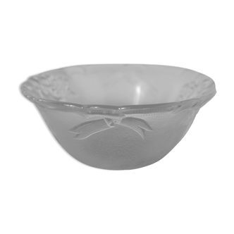 Glass cup decorated with bells