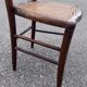 Pair of canned bistro chairs