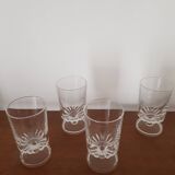 Set of 6 cavalier stemmed glasses