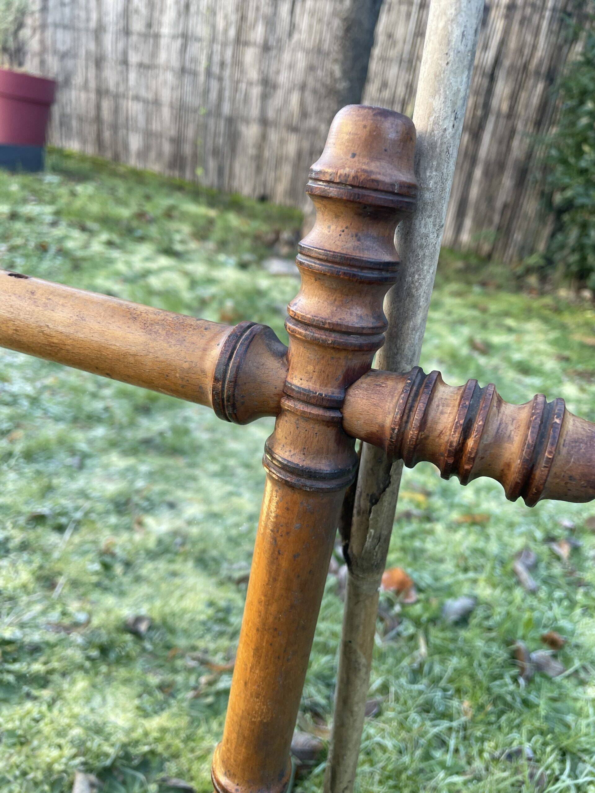 Ancient bamboo mirror