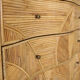 Commode « feuilles » en rotin