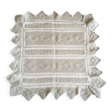 Handmade crochet diamond chair cover square