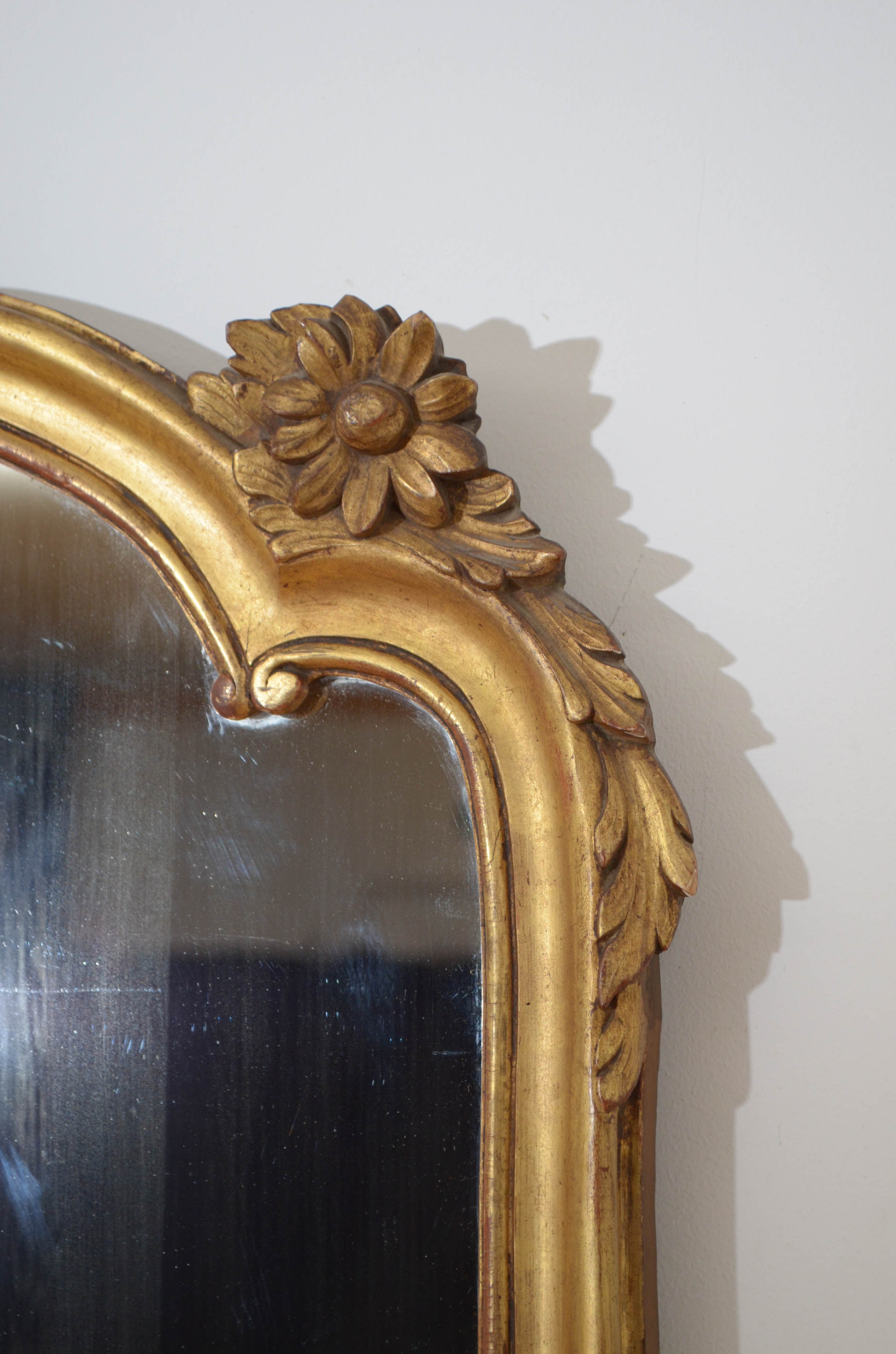 Giltwood wall mirror