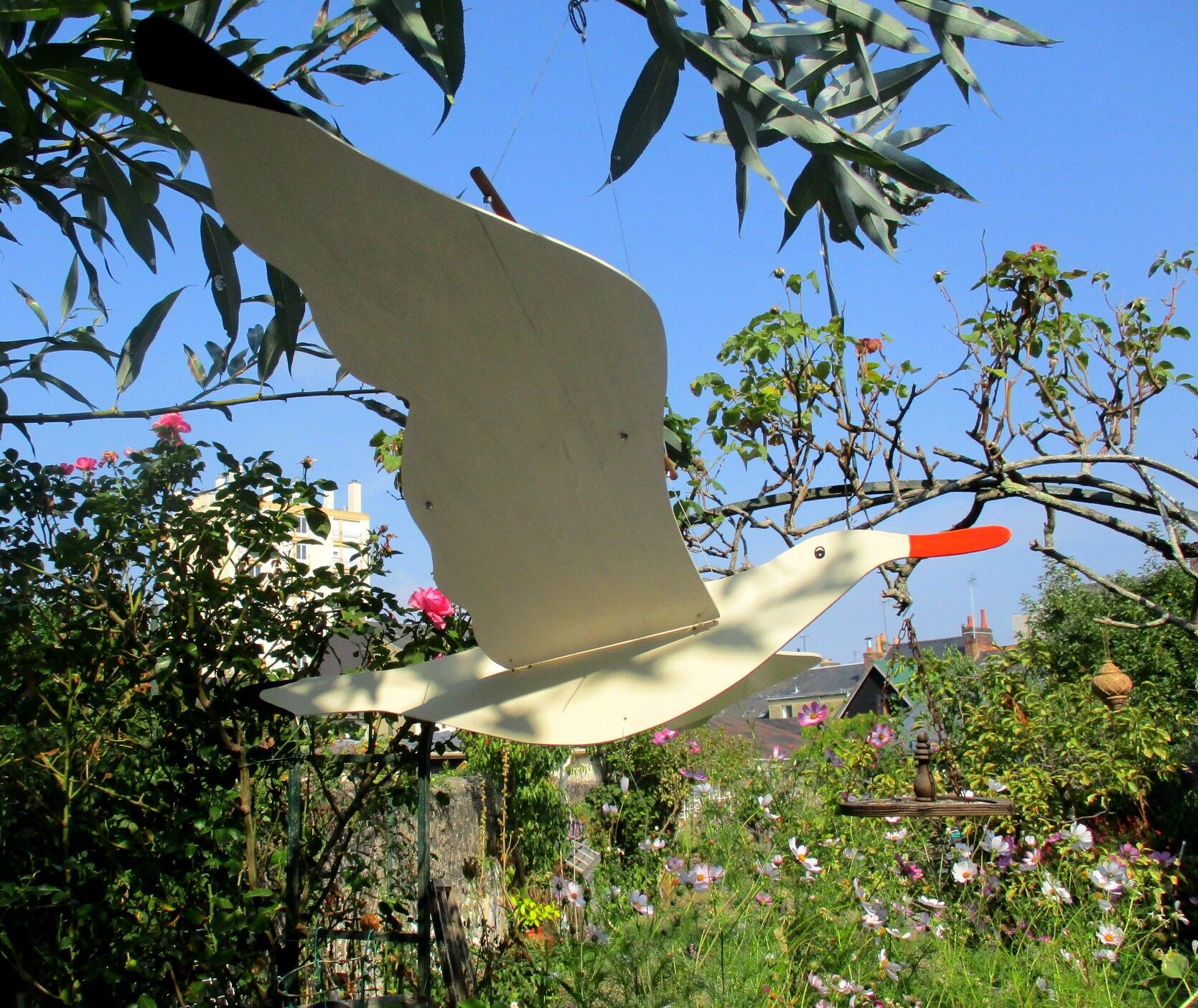 mobile wooden seagull 96 cm
