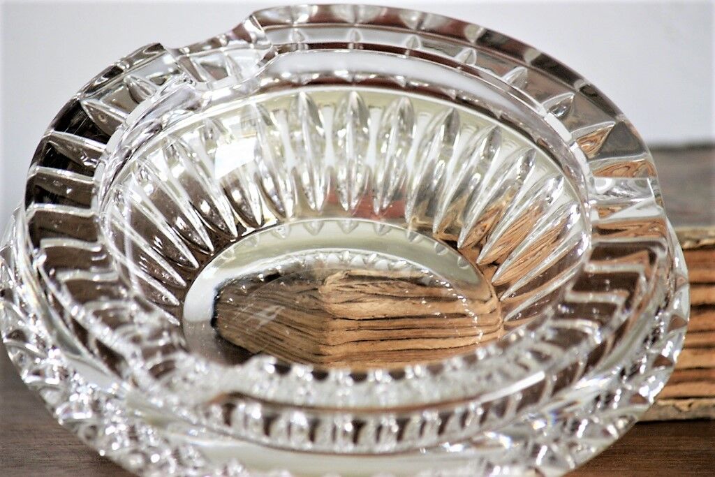Crystal ashtray