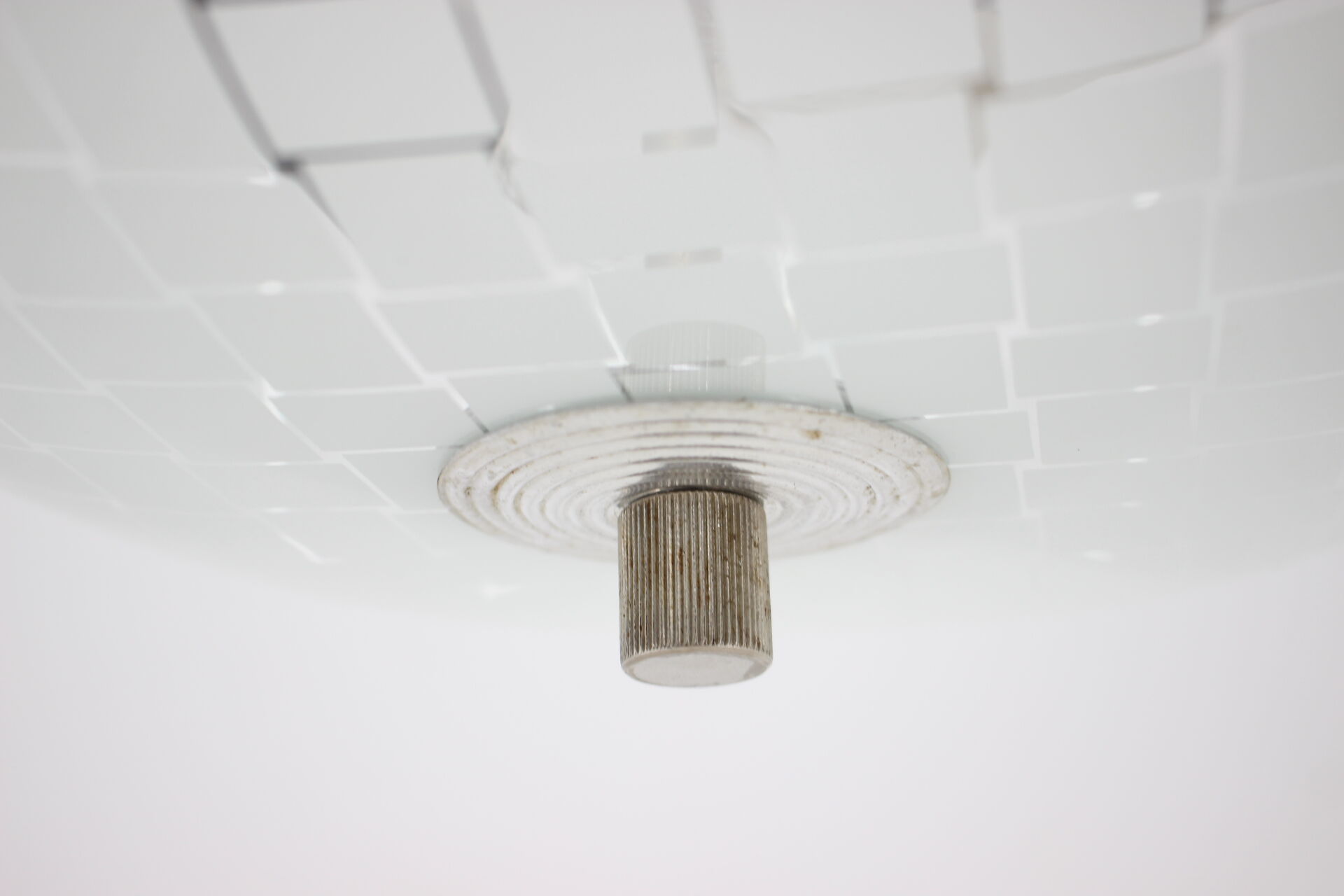 1970s Glass Pendant Lamp, Czechoslovakia