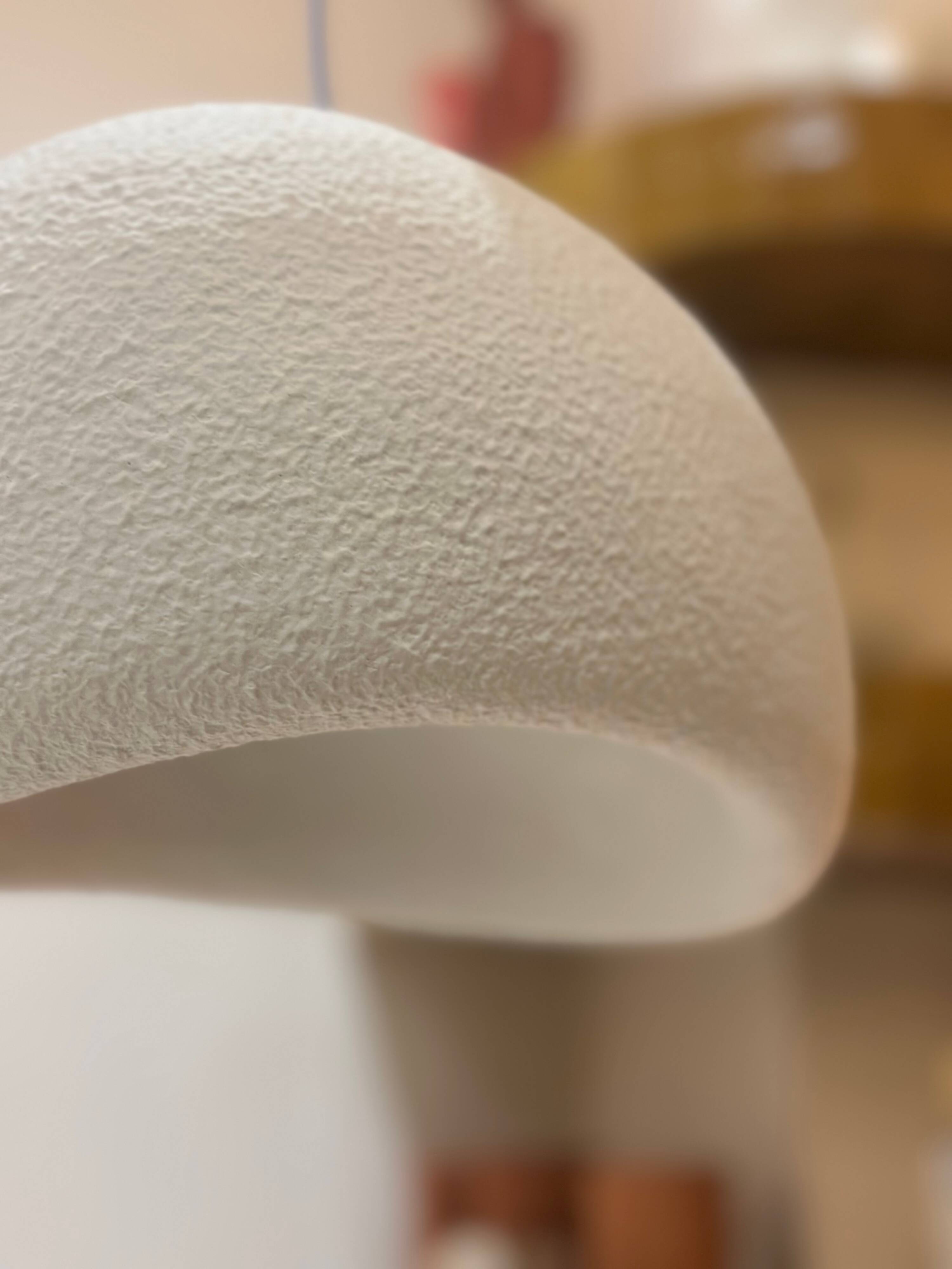 Minimalist cloud suspension design white - D30 cm