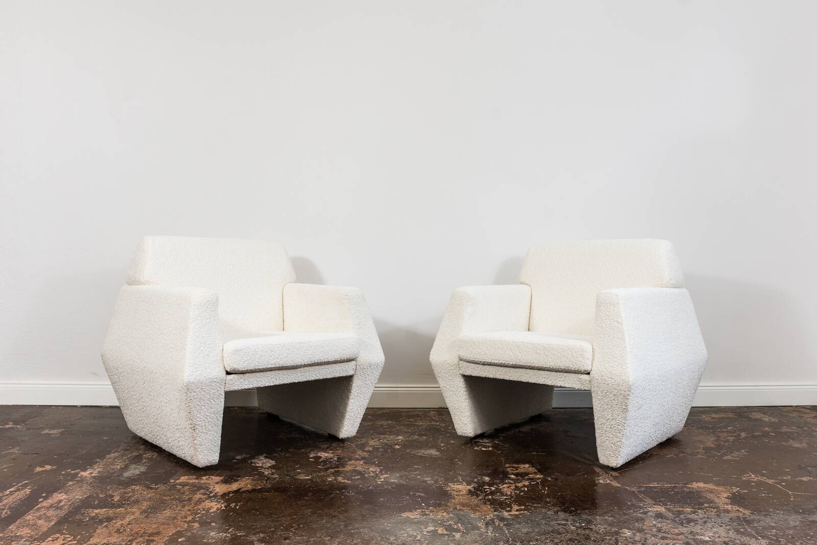 Modernist lounge chairs, by LFM, Poland, 1970s